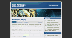 Desktop Screenshot of adamsteinbaugh.com